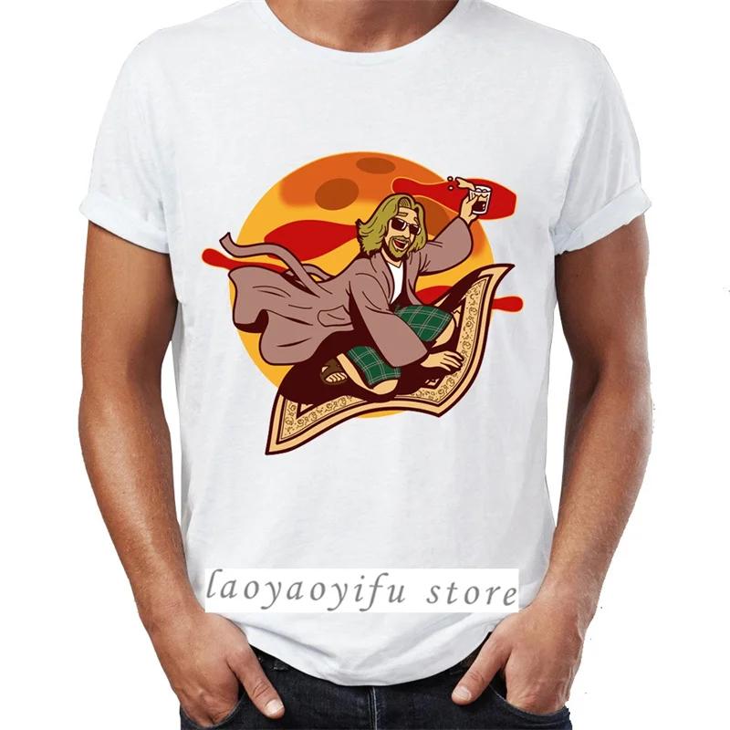 Men Women TShirts The The Big Lebowski The Dude Abide Walter The Jesus Artsy Awesome Artwork Print Tops Unisex Summer XS-4XL