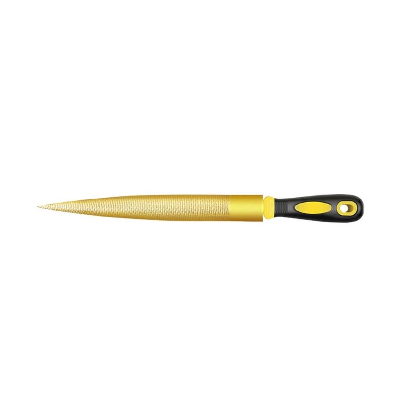 Ergonomic Handle Wood File Woodworking Carving Tapered Rasp for Comfortable Use in Home Craft Projects and Wood Shaping
