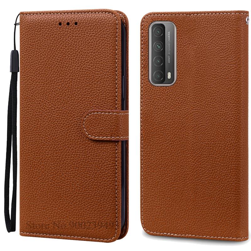 

Чохол для Huawei P Smart 2021 PPA-LX1 PPA-LX2, шкіряний чохол-гаманець із відкидною кришкою для Huawei P Smart 2021, чохол, що закриває корпус Huawei P Smart 2021 коричневий