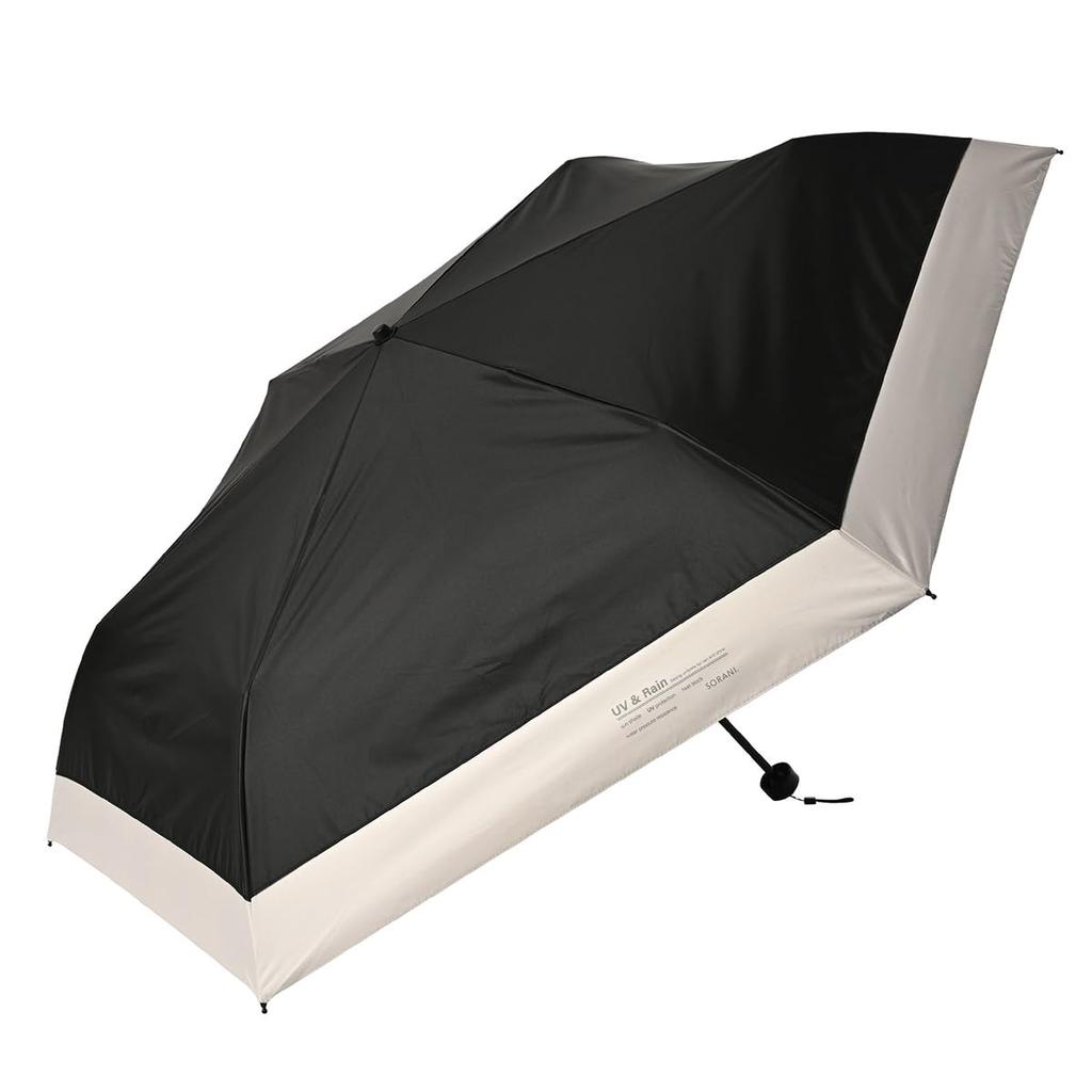 Nifty Colors Folding Solani Bicolor Mini 5196SX Umbrella, Light-Blocking 60,