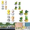 4 Car Interior Ornament Dashboard Decoration Spring Statue Figurine Small Gadget Decor Toy Cake