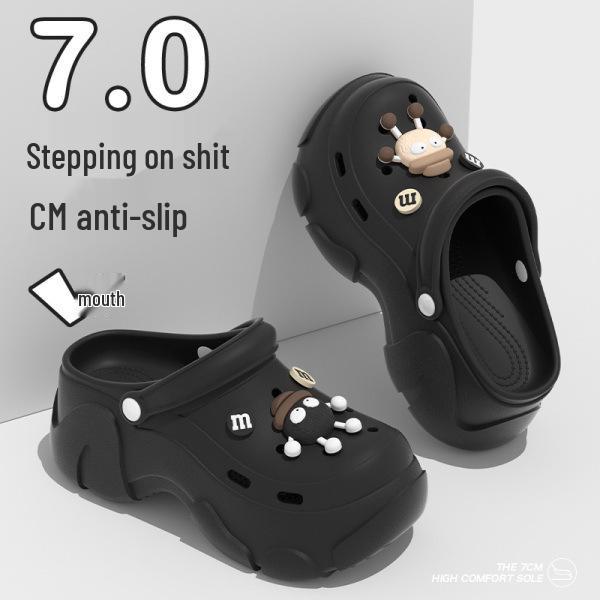 Women's Thick-Soled Height-Increasing Platform Beach Clog Sandals