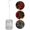 Stainless Steel Tea Ball Strainer and Filter, 4.7 Inch Infusion Basket for Loose Leaf Tea, Soup Seasonings, Broth with Hook