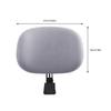 Ergonomic Neck Cushion For Office Chairs Removable Headrest Attachment With Memory Foam Cores Adjustable Height Angled