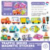 Magnetic Puzzle Toy Letters Numbers Animal Vehicle Refrigerator Sticker 8 Themes Fridge Sticker Early Educational Puzzle Toys
