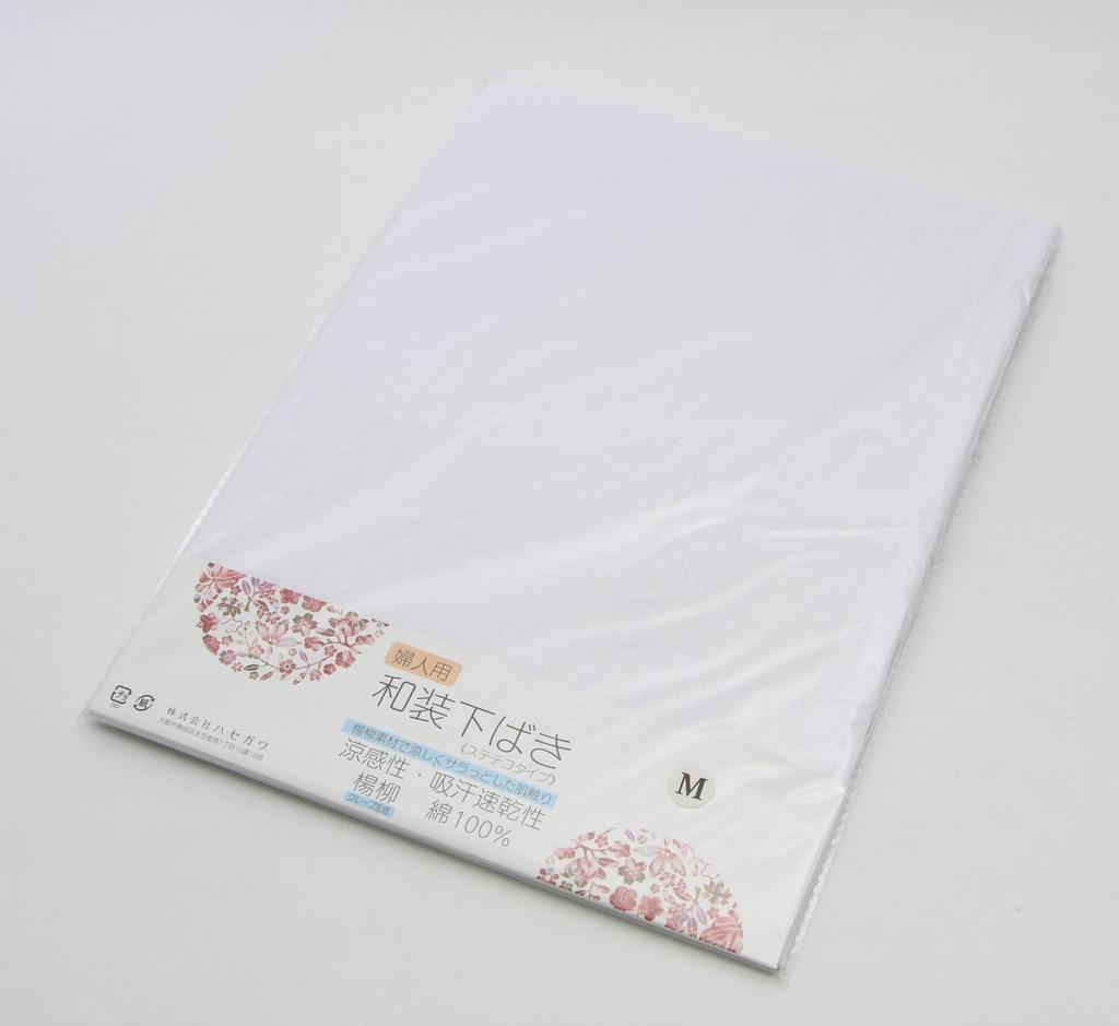 Letnie Steteco Odzież Japońska Bielizna Tkanina Krepowa Chłonna Pot Szybkoschnąca Bawełna Rozmiar M [Hasegawa] Damska 100%