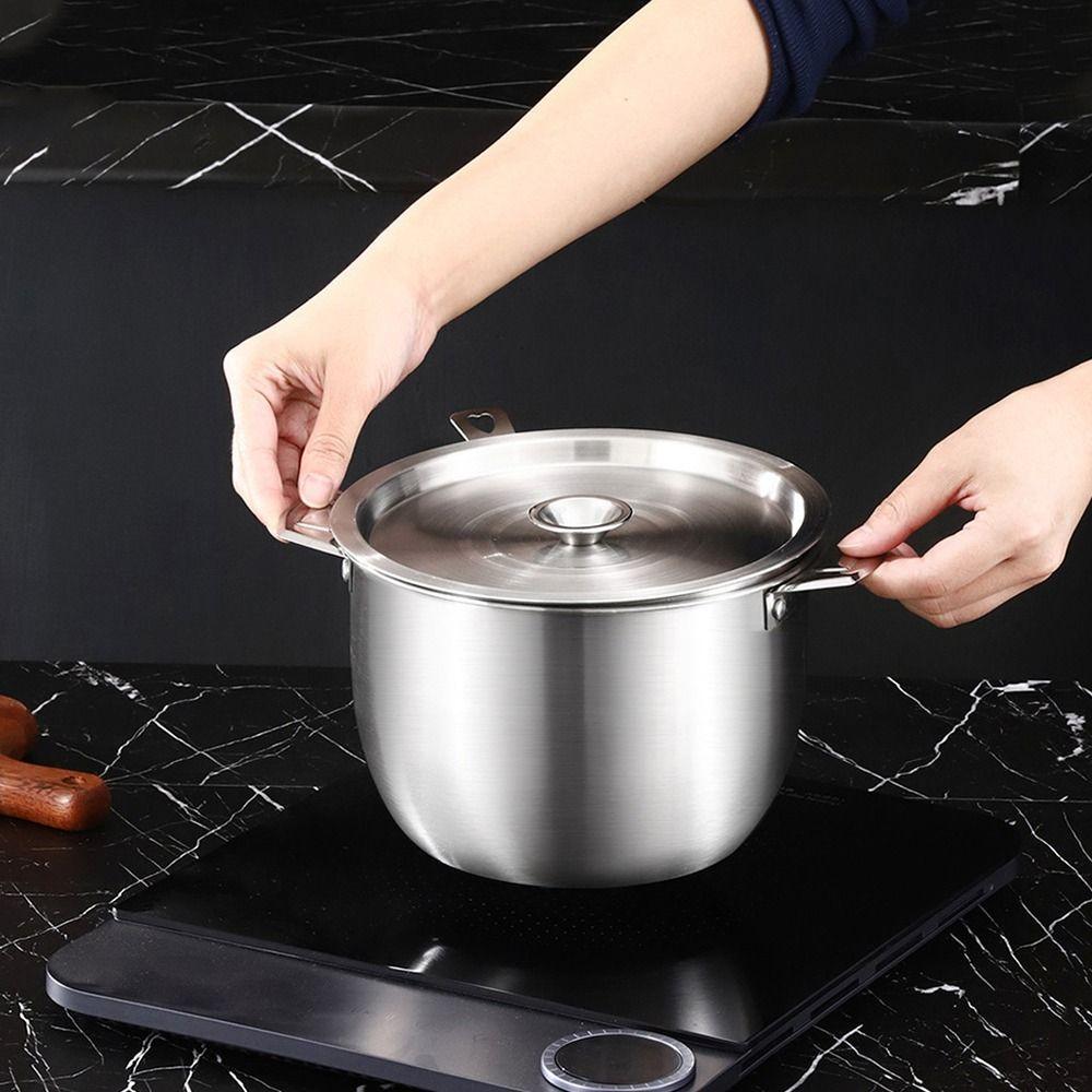 Edelstahl Edelstahl Ölkanne 3L Fettbehälter Ölfiltertopf Küchenwerkzeug