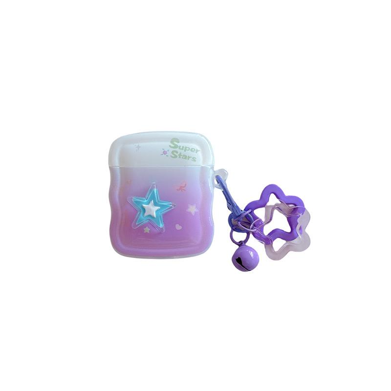 Painted stars are suitable for AirPods Pro Apple Bluetooth wireless 2 3rd generation earphone case cute cartoon woman