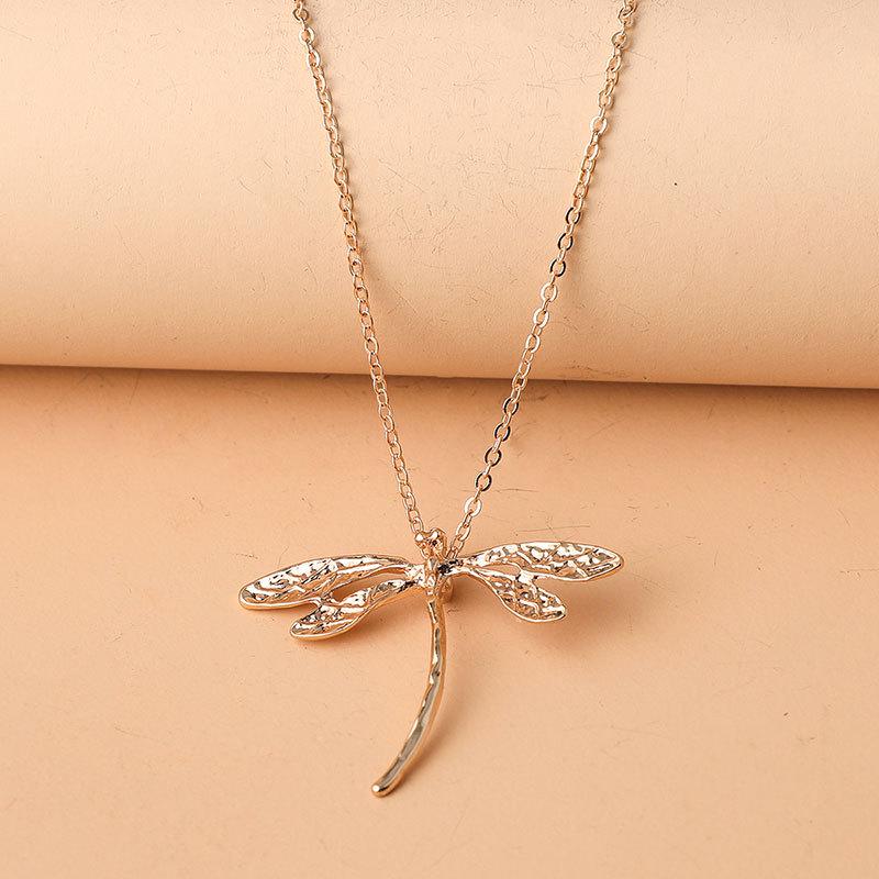 2025 New Fashion Korean Style Jewelry Necklace Pendant & Ring - Multiple Versatile Styles: Flower & Butterfly Design