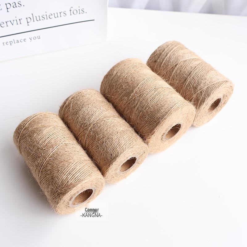 Retro DIY Jute Seil: Dekorative Beleuchtung, Etikettenbindung & Weben