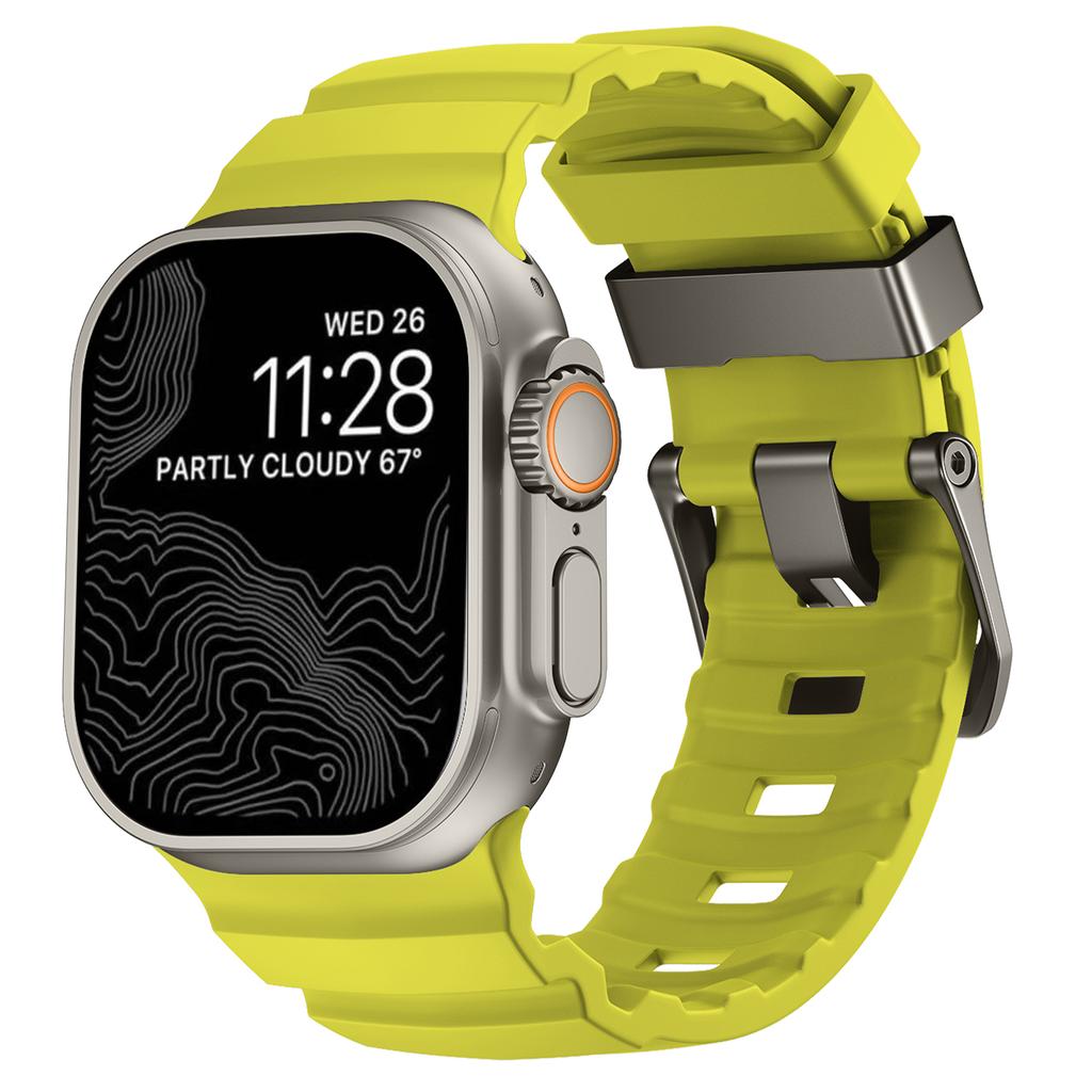 Trail Silicone Strap For Apple Watch Ultra 3 2 49mm Band 11 10 9 8 7 46mm 45mm High-end Bracelet Wristband iWatch 6 5 SE 3 44mm