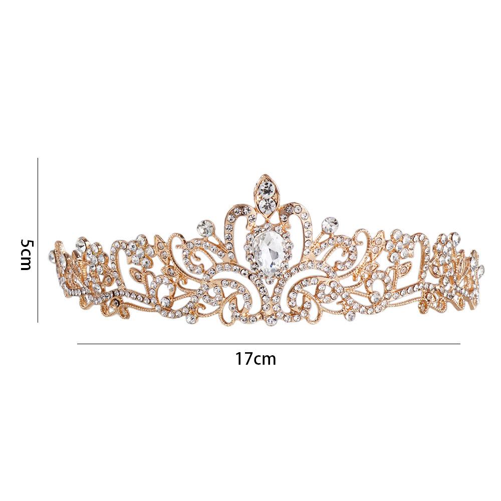 Crown Zinc Zinc Alloy  Crown Wedding Jewelry Bridal Crown Korean Style Bridal Headwear Women Tiara