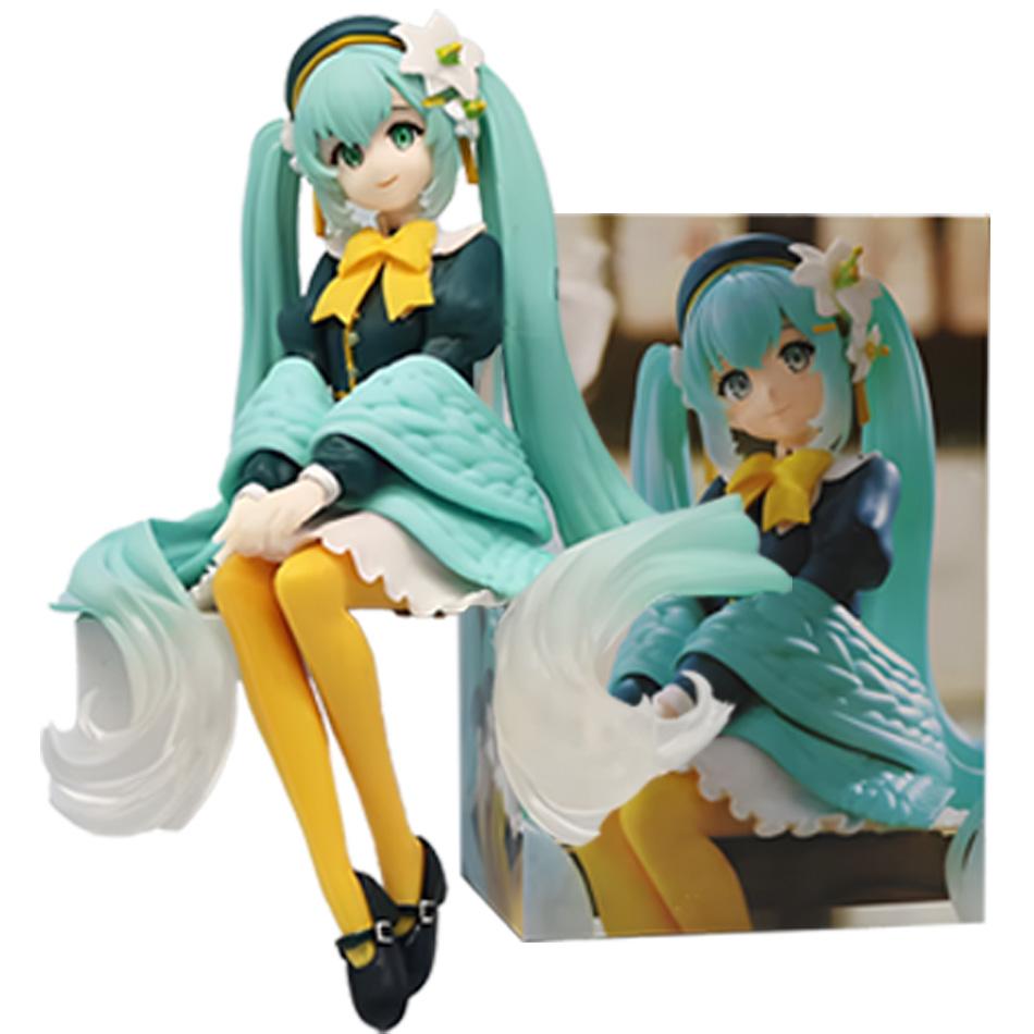 Miku Hatsune Figure Anime Girl Model Desktop Decor Collectible Doll Gift For Fans Future Vocaloid Statue Japanese Cute Kawaii Otaku