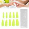 10pcs Pure Color Full Cover False Nail Women Girls Elegant Fashionable Fake Nail Tip Manicure ToolN5354 01