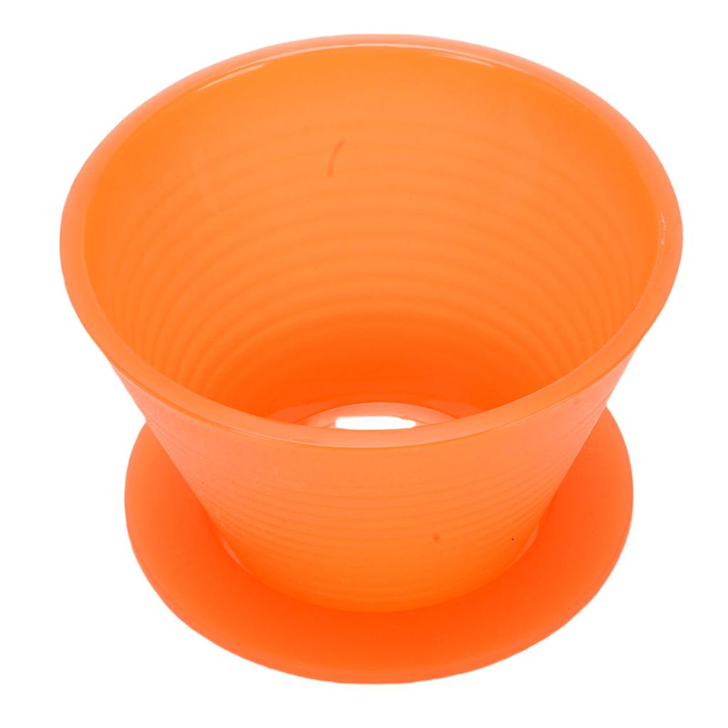 Pour Over Coffee Dripper Sturdy PP Reusable Coffee Brewing Filter Cone Cup with Base for Home Kitchen