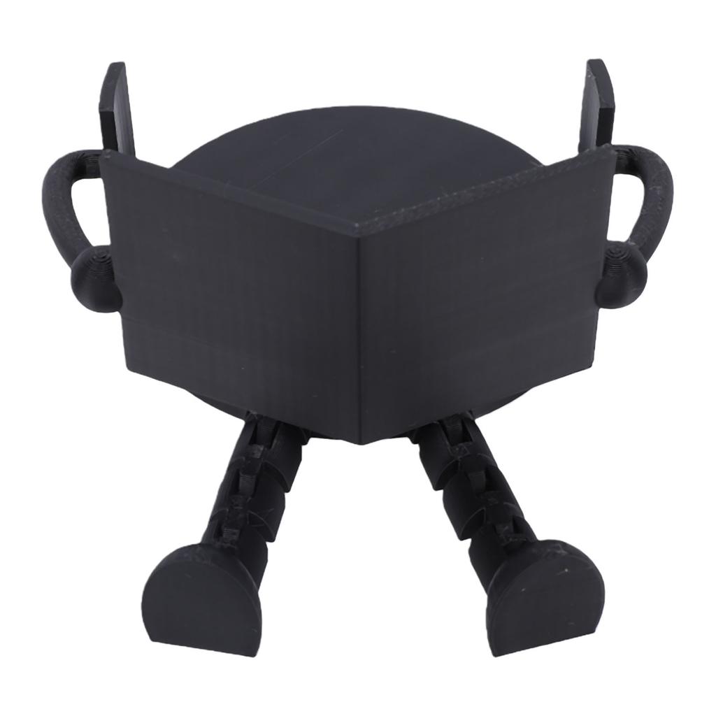 3D Printed Reading Toilet Paper Holder Funny Cute Reading Book Figurine Toilet Paper Roll Holder Stand for Bathroom