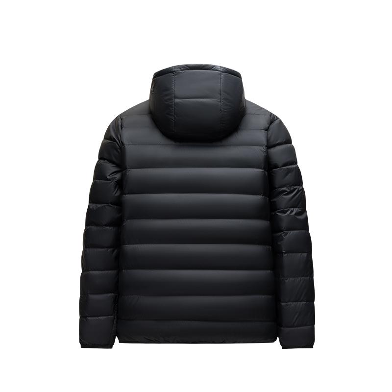 Anta Comfortable Simple Hooded Slim Fashion Down Jacket Men Outerwear 152547915-6