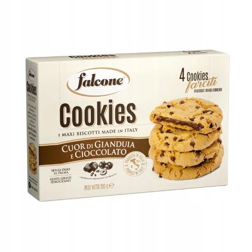 Shortbread cookies with chocolate filling Falcone Cookies Gianduia 200g