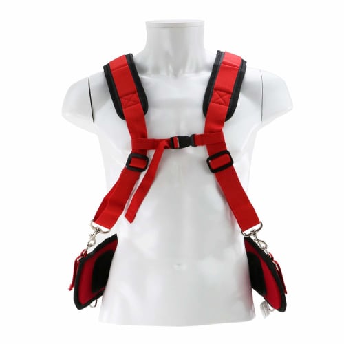 SK11 Red Support Belt Set with Mesh Backing and Non-Slip Finish (SKC2-8RD)