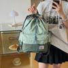 Schoolbag Spring and Autumn New Lightweight Backpack Bundle Drawstring School Bag Outdoor Sports Mountaineering Large Capacity Travel Lightweight