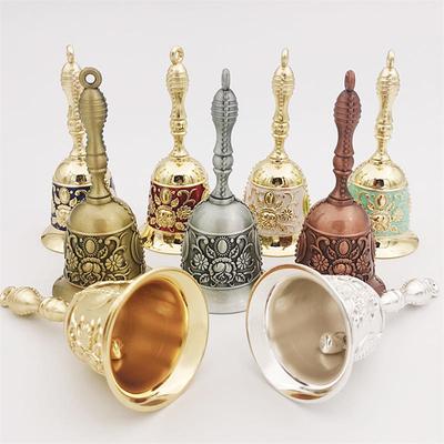 Cloche Vintage à Manivelle Service Appel Appel Ornement Noël Cloche Peinte à la Main pour Décoration d'Événements de Mariage