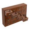 64 Drawer Storage Cabinet Pine Wood Tabletop Organizer Box for Home Office Craft Supplies Organization