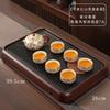 Ruyi Kiln Gongfu Tee-Set, Luxuriöse Porzellan-Teekanne und Tassen mit Tablett, Kompletter Keramik-Service für Zuhause, Elegantes Trockenaufguss-Tablett-Set