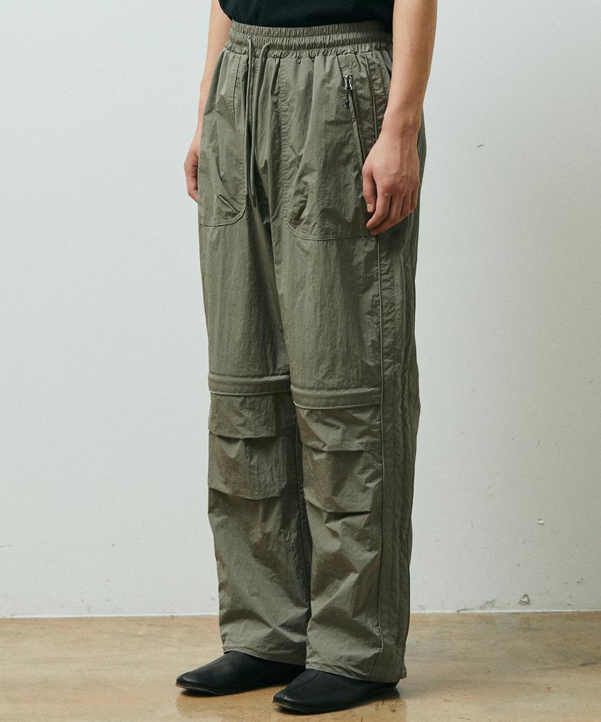 PUBLICFIGURE Transform Nylon Track Pants_Sage Green