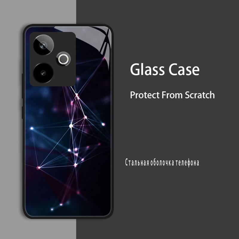 Etui na Realme GT7 5G RMX5061 Etui ze szkła hartowanego Twarda obudowa Dla Realme GT 7 Pro GT7 T RealmeGT 7T Etui ochronne Luksusowa Capa