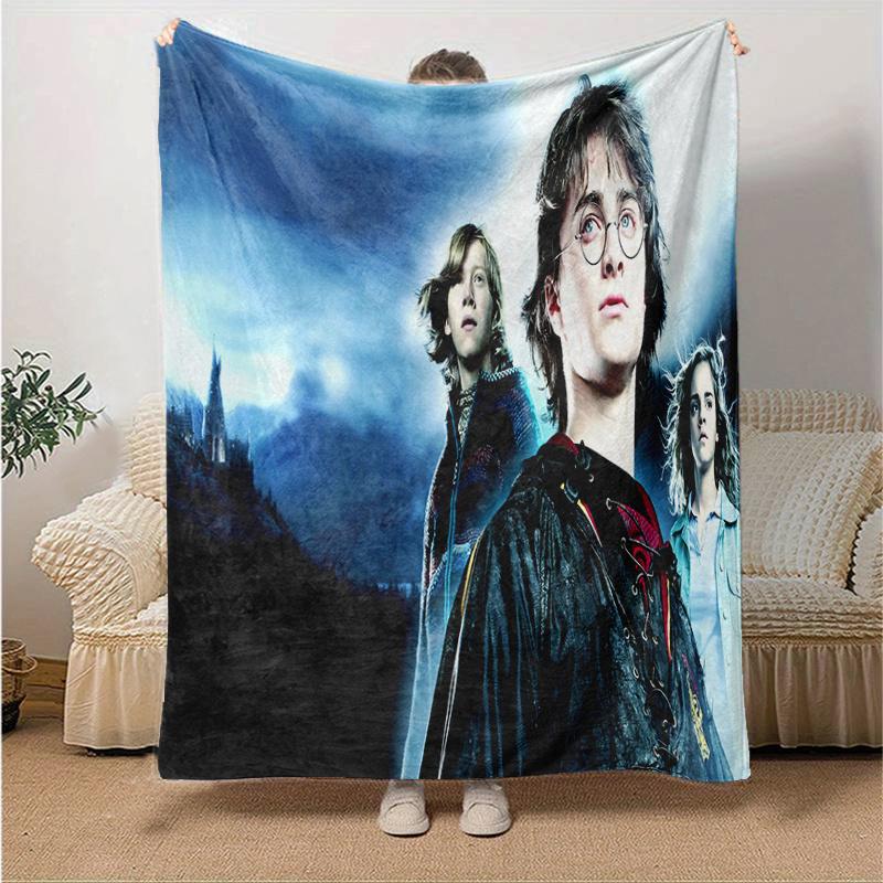 Harry Potter Hogwarts School Uniform Cosplay Costume Halloween Party Fancy DressPrint Blanket, Soft Blanket For Sofa Office Bed And Travelli
