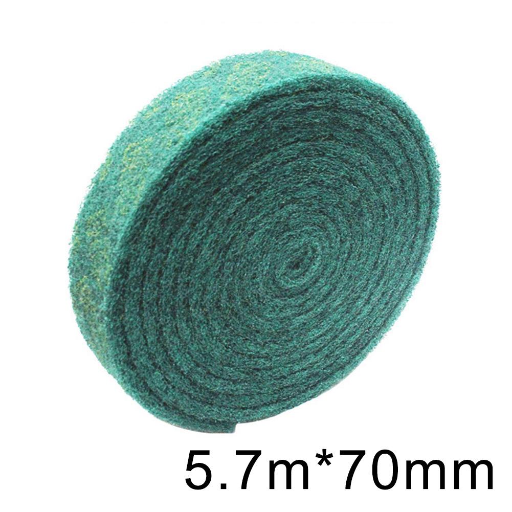 8698 Nylon Scouring Pad Roll 5.7m X 70mm for Stainless Steel Brushing Rust Removal and Deburring Industrial Use