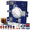 3D Baseball Adventskalender 2025, 24 Tage Baseballs Weihnachts-Feiertags-Countdown-Set für Baseballspieler Erwachsene Männer Teenager Jungen