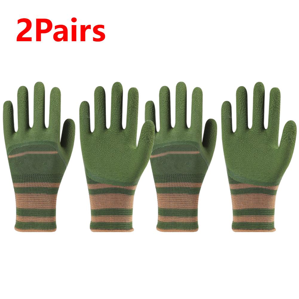 1-5 Pairs of Gardening Gloves Stab-proof Wear-resistant Unisex Garden Gloves Cactus Rose and Blackberry Safe Planting Tool