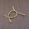 Handmade Woven Bracelet with Ping'an Buckle and Lucky Beads - Unisex DIY Semi-finished Bracelet Rope