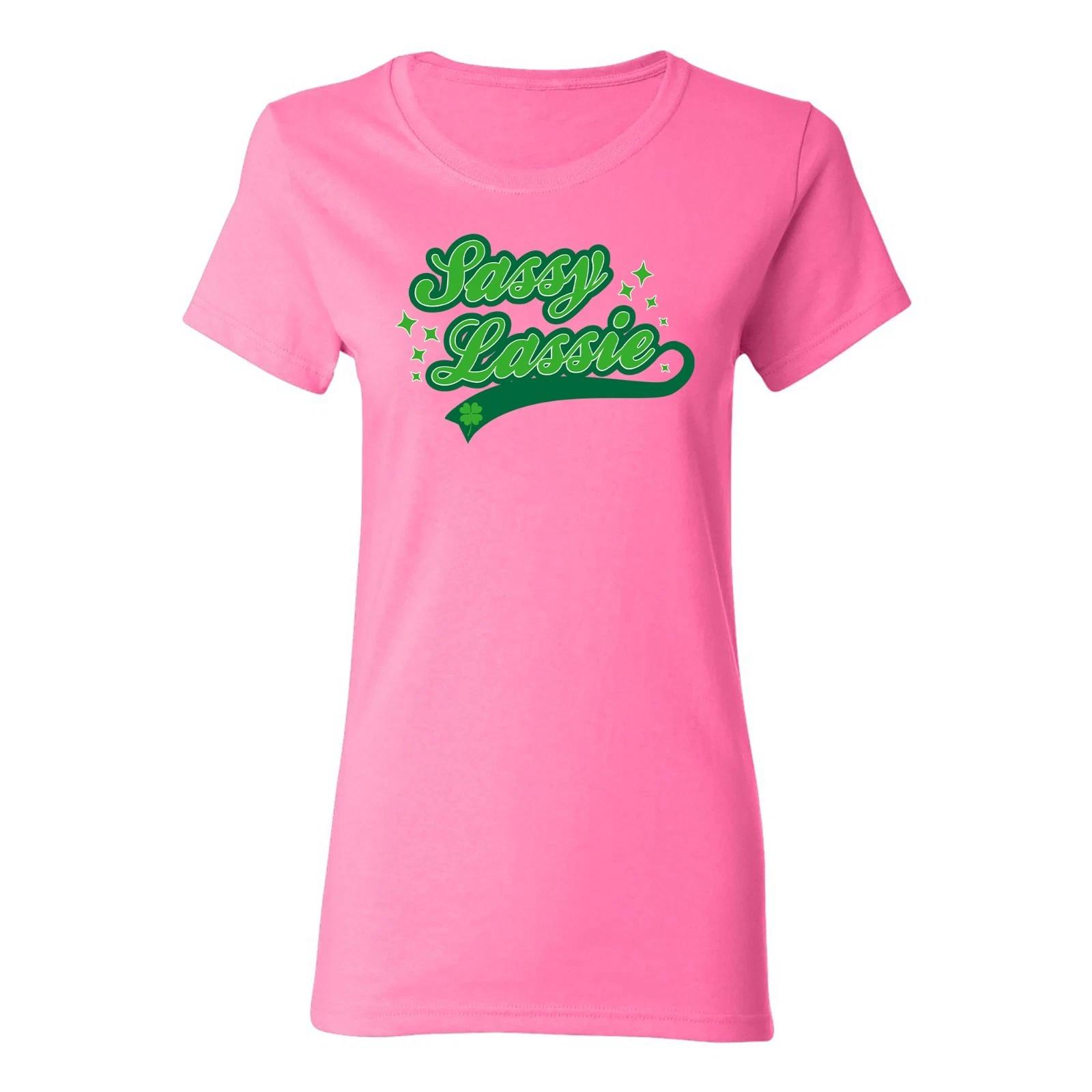 UGP Campus Apparel Sassy Lassie - St Patrick s Day T-Shirt XL