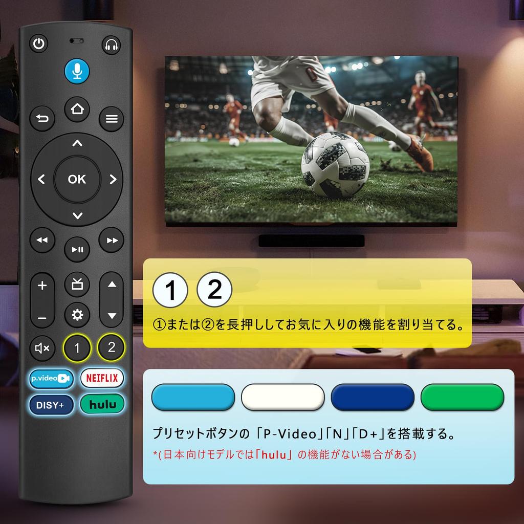 Najnovší univerzálny diaľkový ovládač Pro pre Fire Stick Hlasové ovládanie pre TV stick Toshiba Insignia Náhradný diaľkový ovládač