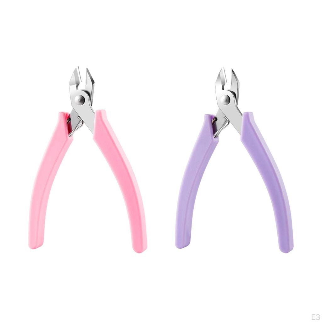 Multi-use Nail , Art Scissors, Rubber Handle, Cuticle Remover, Removal for Salon, Home,