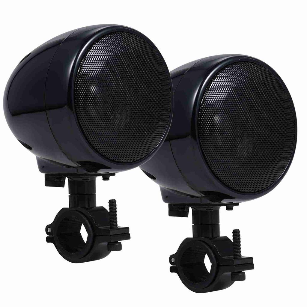3.5inch Water Resistant BT Motorcycle Speaker with Dual 15W Speakers 300W Peak Power with Remote Control Outdoor