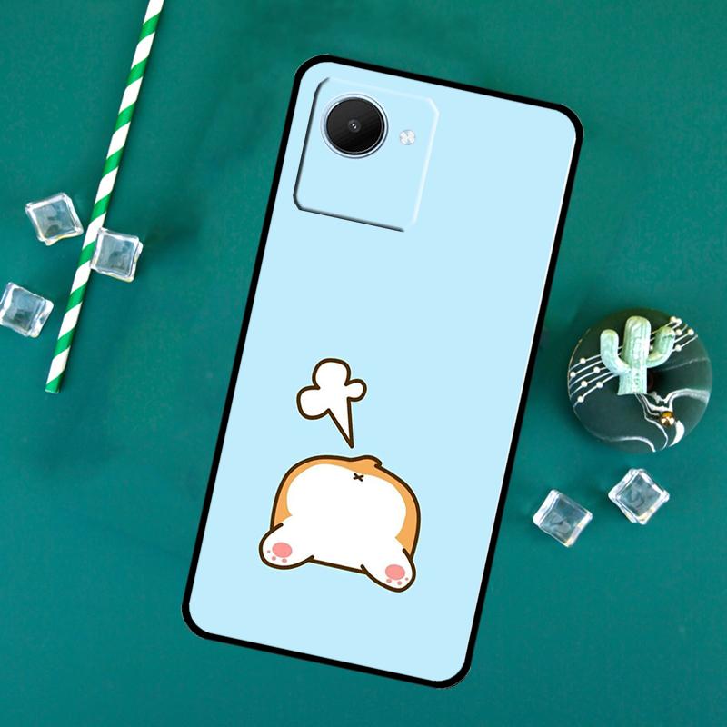 Süßer Cartoon Corgi Für Realme 15 14 13 12 11 10 Pro Plus C65 C67 C63 C61 C55 C51 C53 C35 C75 GT6 GT7 Pro Hülle