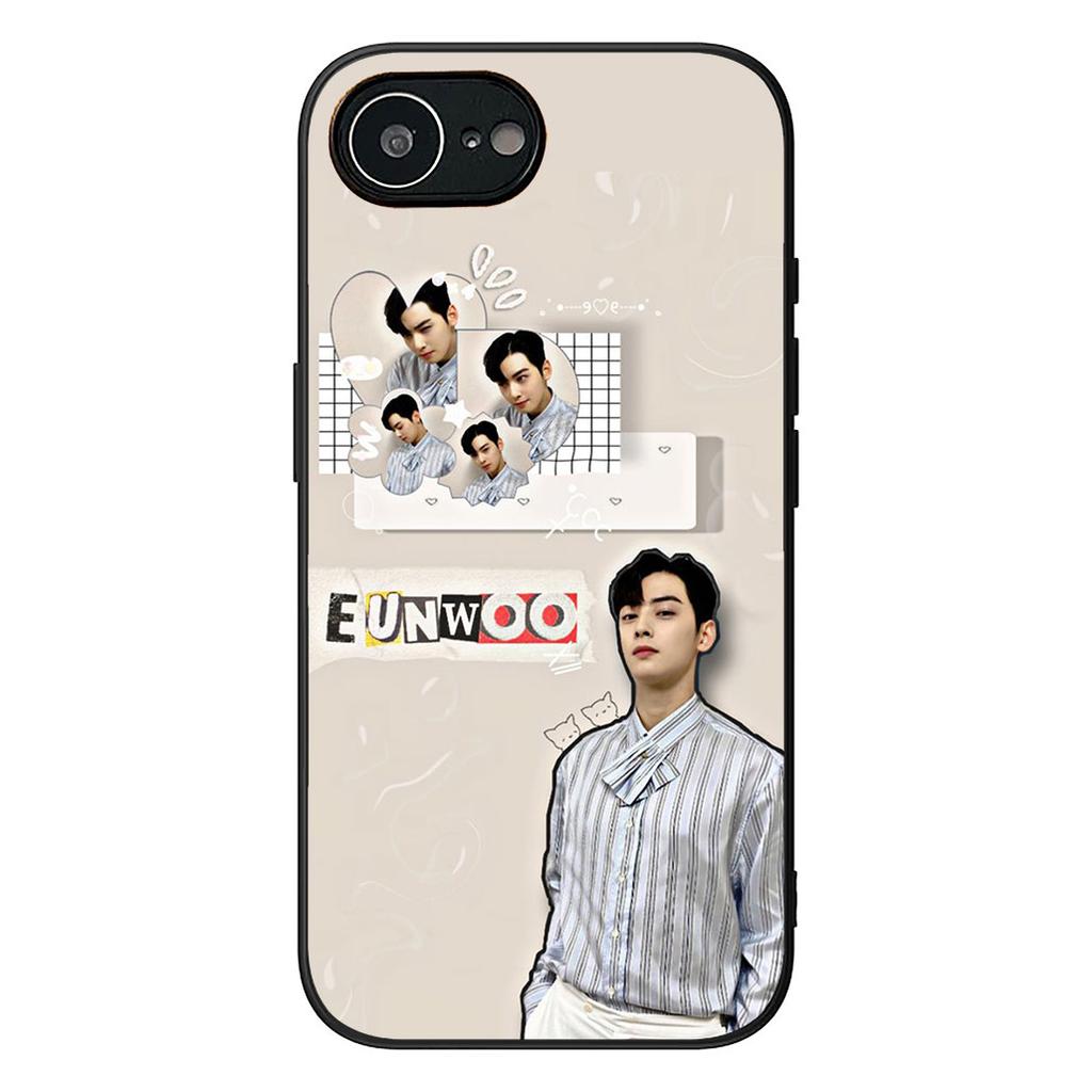 Cha EunWoo Eun Woo Phone Cover for Samsung Galaxy S22 S21 S20 FE Ultra Plus A35 A36 A37 A33 A34 A04 A71 Protective Case