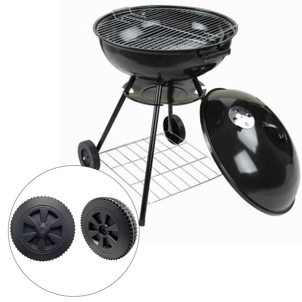 BBQ-Partys Grillen im Freien 7-Zoll-Räder BBQ-Räder Einfache Montage Grillräder BBQ-Zubehör Verbessertes Mobilitätsdesign