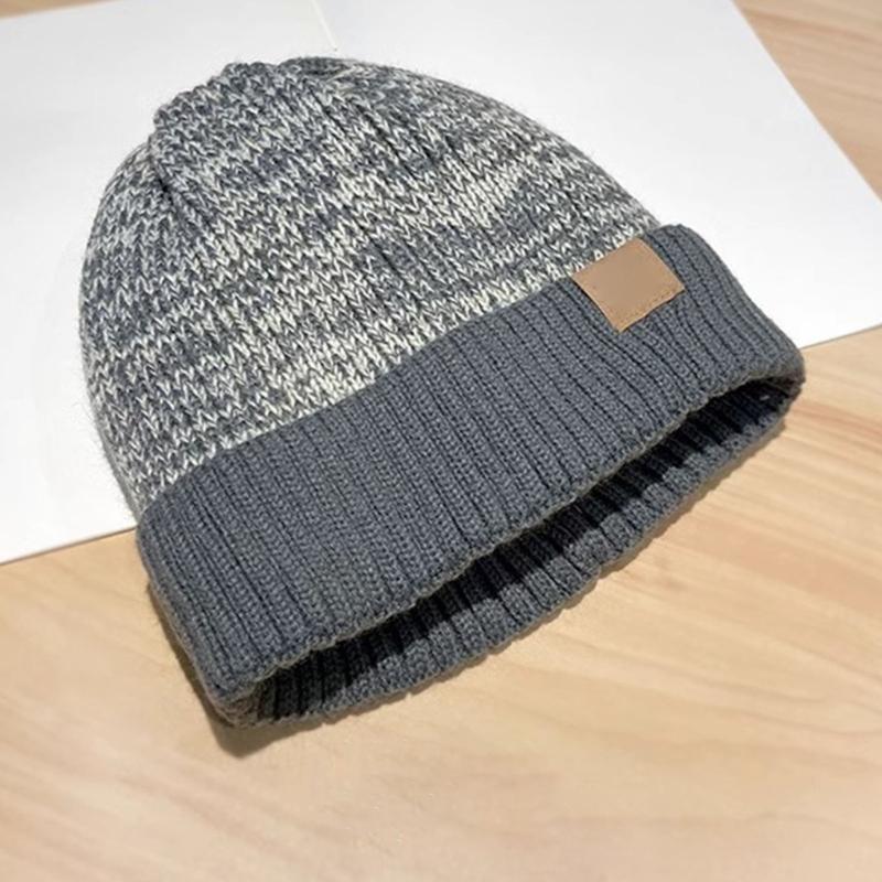 Pullover Cuff Head Cover Stretchy for Outdoor Sports Warm Hat Stretchy Elastic Headgear Hat for Winter