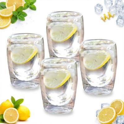 Vasos Térmicos Para Café Espresso 4 Piezas 75Ml