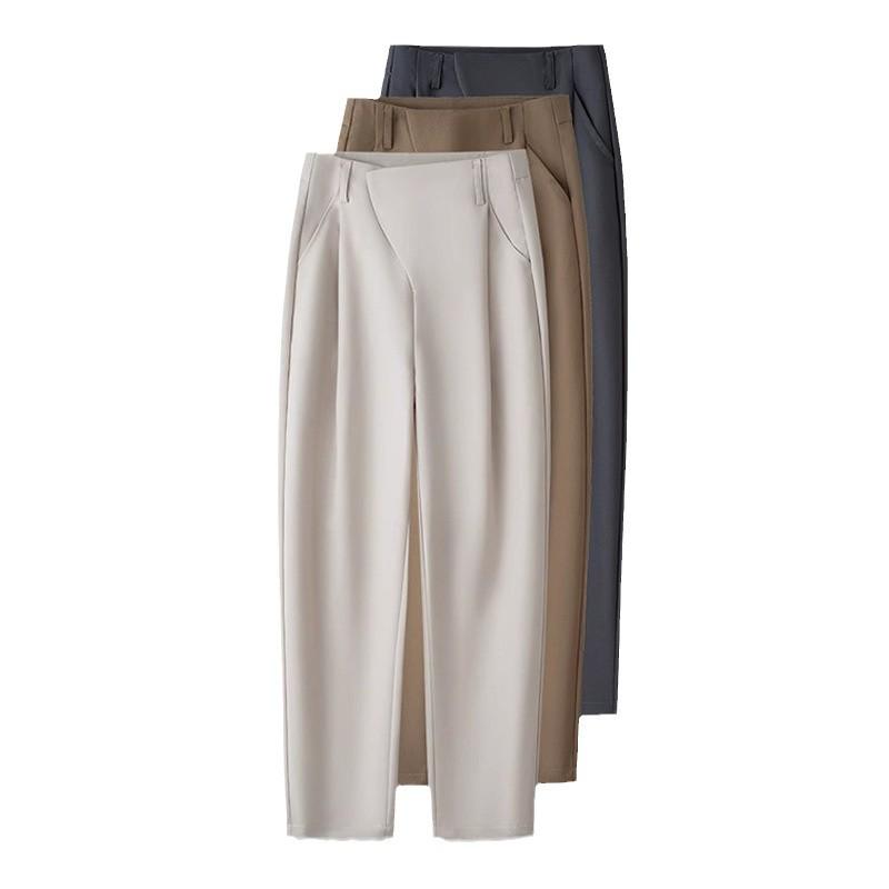 2024 Summer Women's High Waist Slimming Harem Pants - New Fashion Temperament, Casual Draping Cigarette Style
