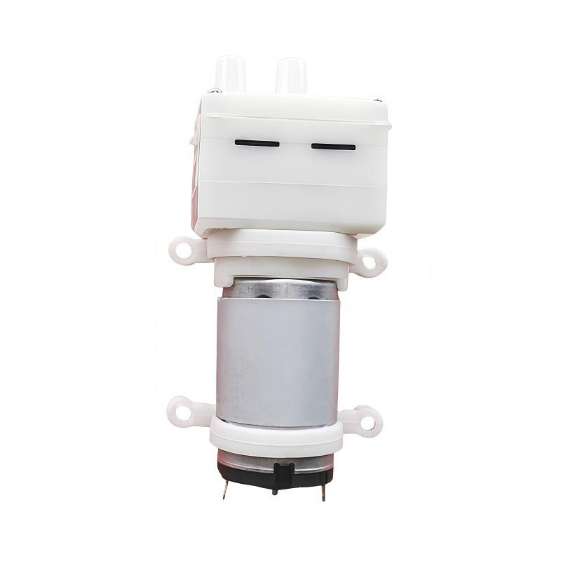 Pompa Acqua a Membrana 395 12V-24V, Motore in Rame Puro, Alta Portata, Grado Alimentare, Azionamento Diretto per Umidificatori per Caminetti.