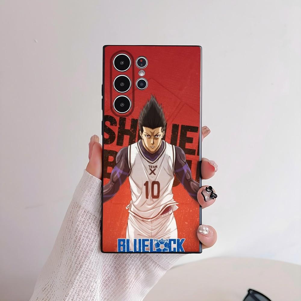 Coole B-Blue Lock Anime Handyhülle Für Samsung Galaxy S25 S24 S22 S23 Ultra S21 S20 Plus 5G Mattierte Rutschfeste Vollabdeckung Hülle