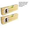 Engraved Wooden Spirit Level Bottle Opener Decorative Bar Beer Opener Bamboo Bottle Opener Elegant Bar Accessory