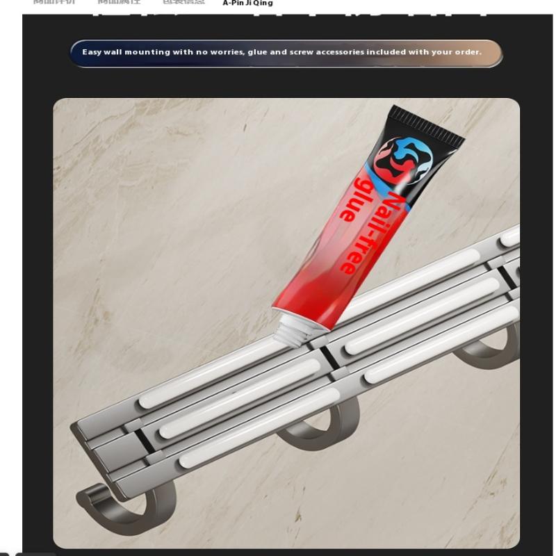 Metallhaken Starker Klebehaken Wandmontage Badezimmerwand Ohne Bohren Küche Badezimmer Kleiderhaken Tragfähiger Klebehaken