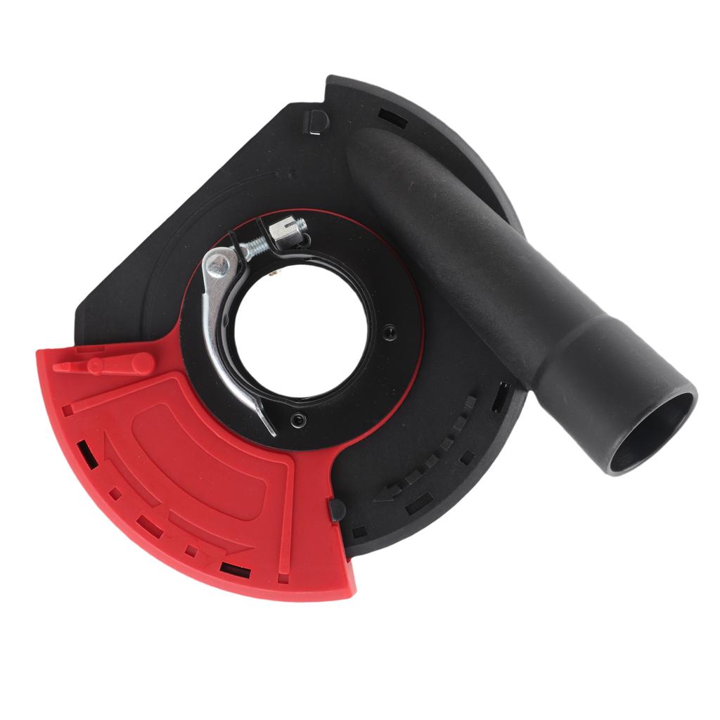 5 In Power Grinding Dust Shroud Iron PA66 Red Black Wearproof Surface Grinding Shroud for 125 150 Angle Grinders