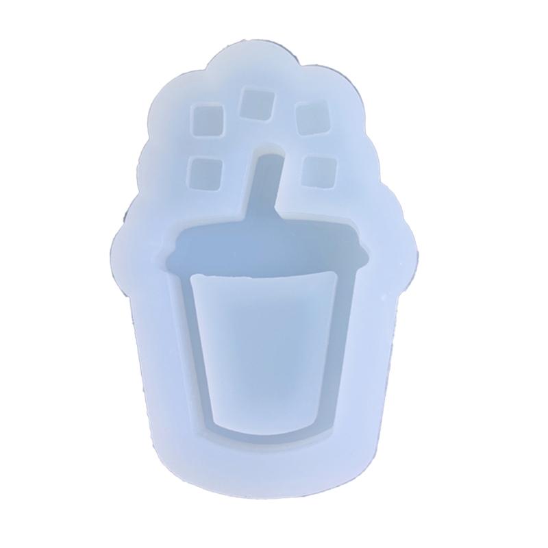 Quicksand Silicone Molds Coffee Milk Teas Ice Cream Silicone Molds For Resin Jewelry Making Shaker Molds For Epoxy Resin